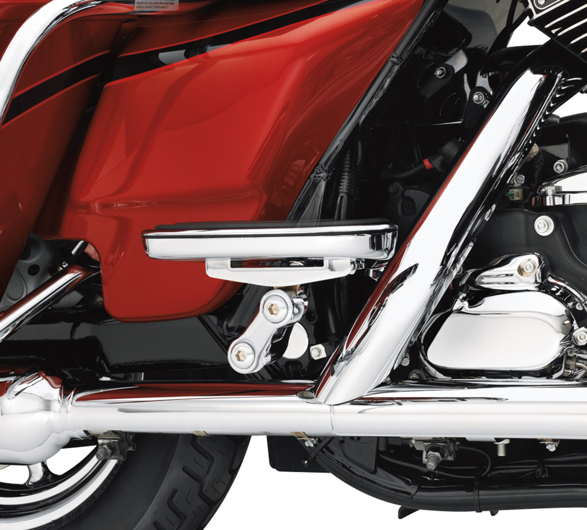 Footboard Mount Bracket Set Chrome fits Harley-Davidson